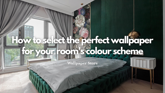 How to select the perfect wallpaper for your room's colour scheme