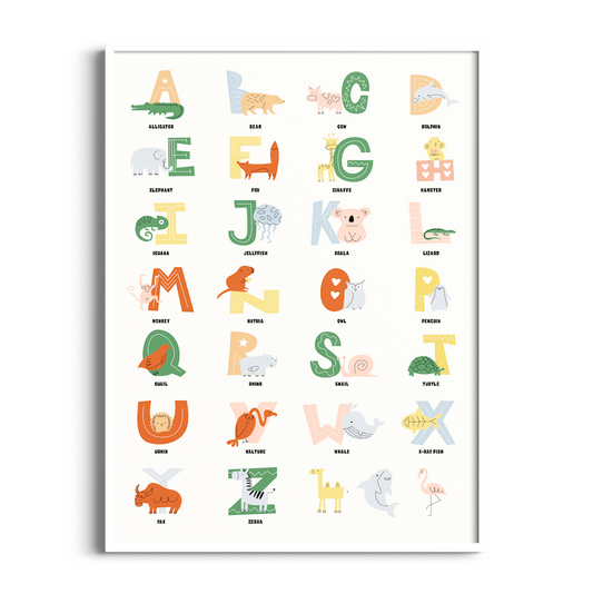 Alphabet | Kids Art Print