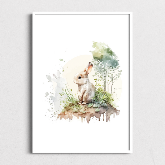 Bunny | Kids Art Print