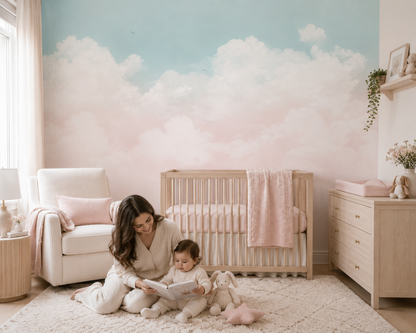 Cloudscape Children's Wallpaper Mural