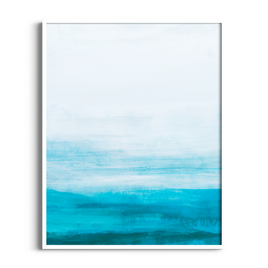 Deep Blue | Abstract Art Print