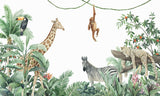 Monkey's Jungle Children's Wallpaper Mural