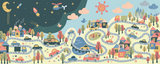 Adventure Highway Children's Wallpaper Mural
