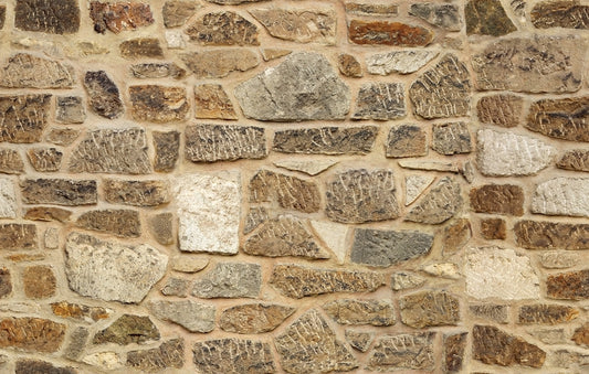 Big Natural Stone Brick Wallpaper Mural