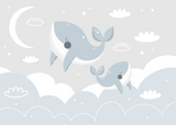 Whale Watchers Children's Wallpaper Mural