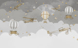 Aviator's Dreamland Children's Wallpaper Mural