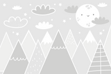 Misty Skies Children's Wallpaper Mural