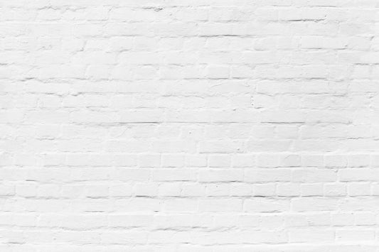 White Brick Wallpaper Mural