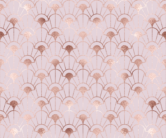 Pink Shimmer Art Deco Wallpaper Mural