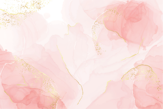 Pink and Gold Marble Wallpaper Mural