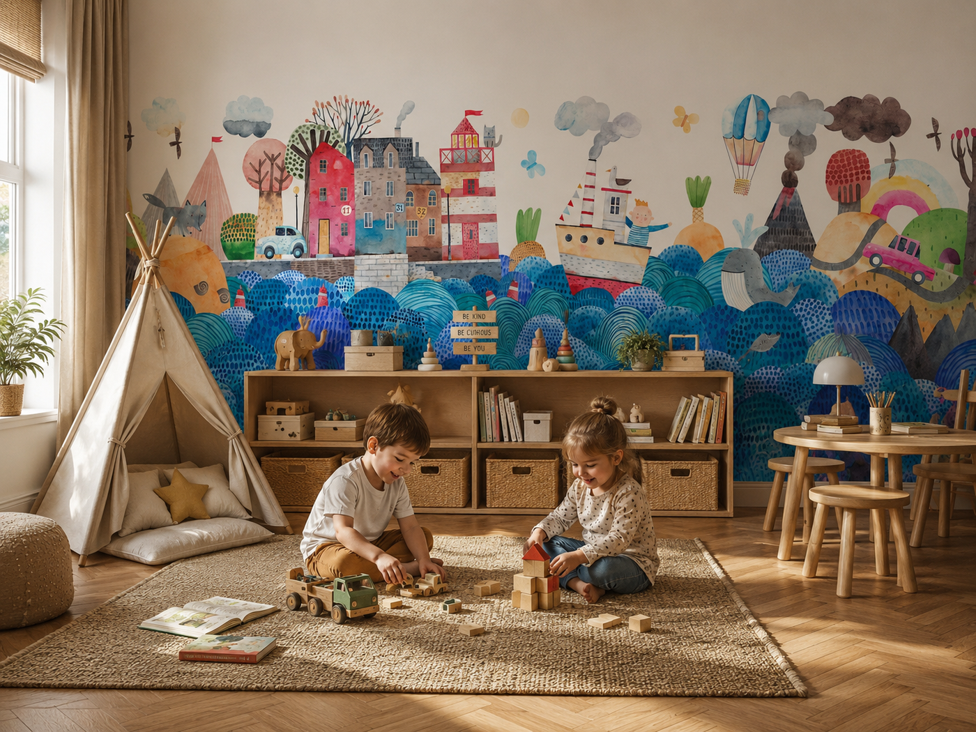 Explorer's Escape Children's Wallpaper Mural