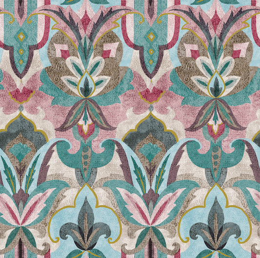 Floret Tapestry - Aqua