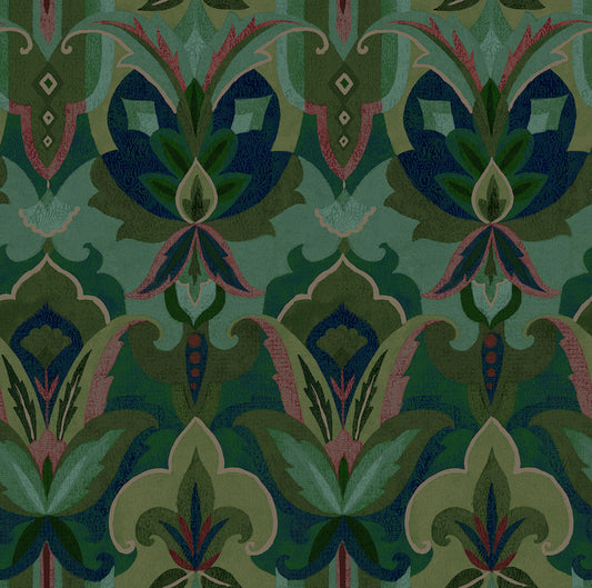 Floret Tapestry - Emerald