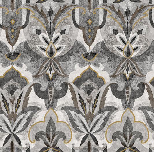 Floret Tapestry - Monochrome