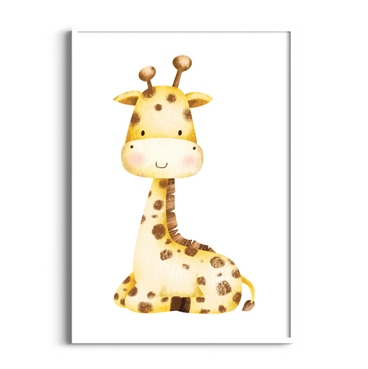 Baby Giraffe | Kids Art Print