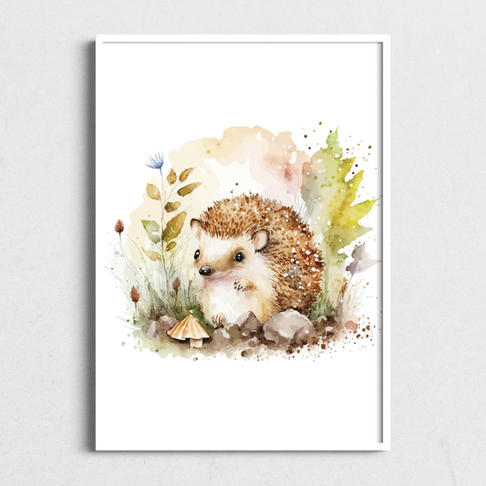 Hedgehog | Kids Art Print