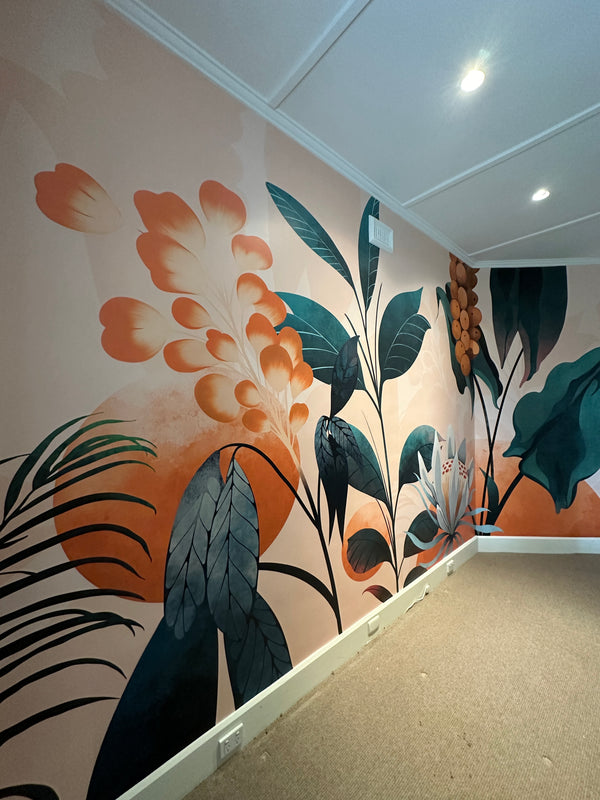 Mural in a real home