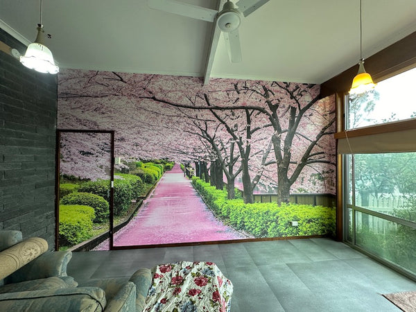 Mural in a real home