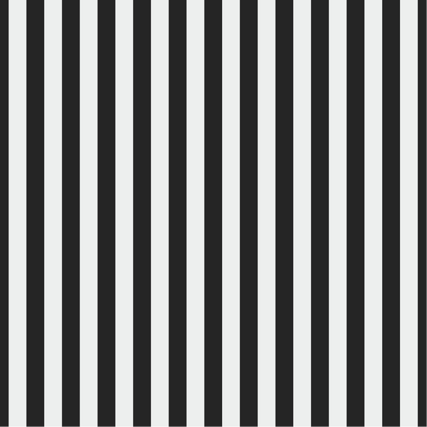 Jet Black - Stripes (Narrow)