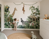 Monkey's Jungle Children's Wallpaper Mural