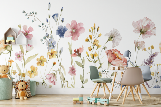 Petal Paradise Children's Wallpaper Mural