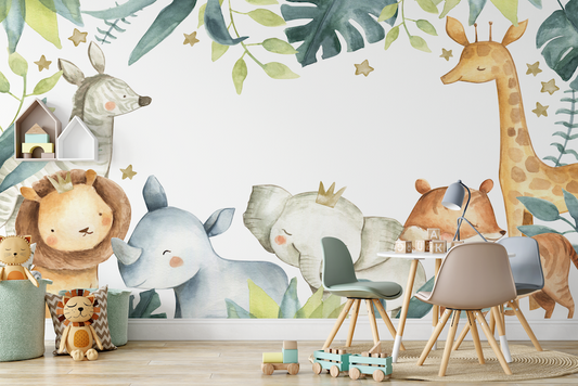 Nature's Nursery Children's Wallpaper Mural