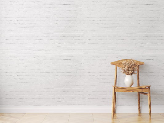 White Brick Wallpaper Mural
