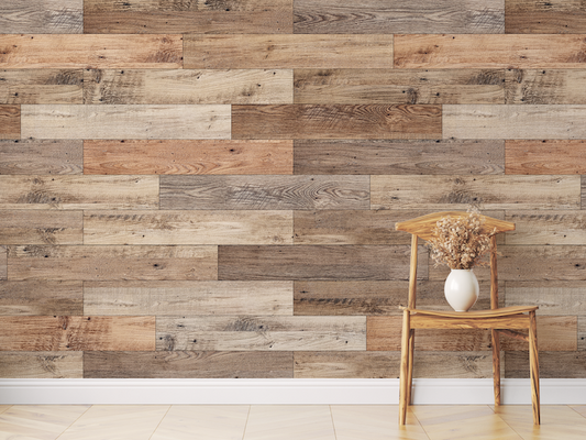 Planked Timber Wallpaper Mural