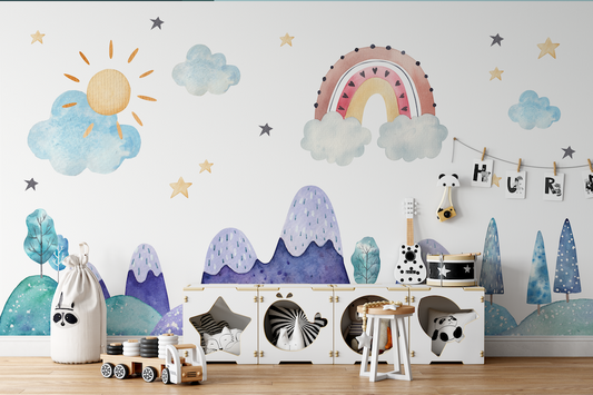 Wonderland Dreams Children's Wallpaper Mural