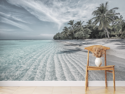 Tropical Beach Ocean Wallpaper Mural