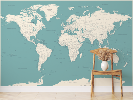 Vintage map wallpaper deals