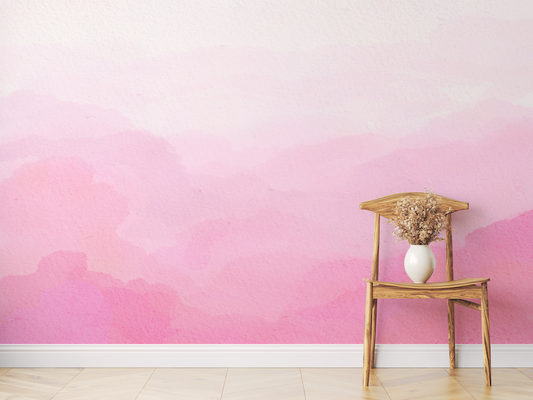 Pink Ombre Wallpaper Mural