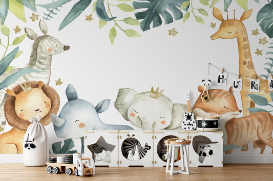 Nature's Nursery Children's Wallpaper Mural