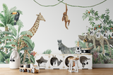 Monkey's Jungle Children's Wallpaper Mural