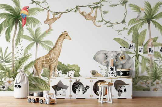 Jungle Dreamland Children's Wallpaper Mural