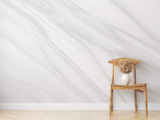 Light Grey Marble Wallpaper Mural