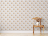 Golden Elements Art Deco Wallpaper Mural