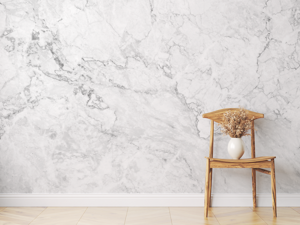 Grey on Grey Marble Wallpaper Mural