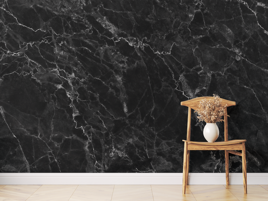 Black and White Marble Wallpaper Mural