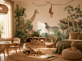 Monkey's Jungle Children's Wallpaper Mural
