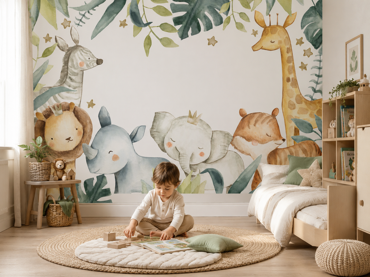 Nature's Nursery Children's Wallpaper Mural