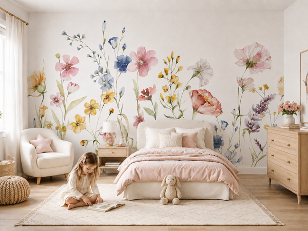 Petal Paradise Children's Wallpaper Mural