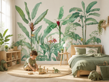 Plant Party Children's Wallpaper Mural