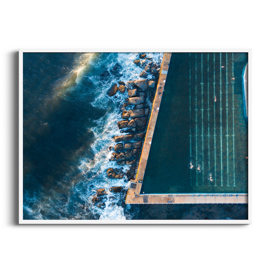 Rock Pools | Aerial Drone Art Print