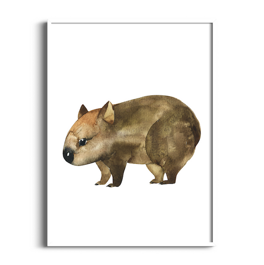 Wombat | Australian Animals Art Print