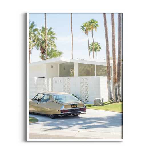 Drive Way, Palm Springs | Hamptons Art Print